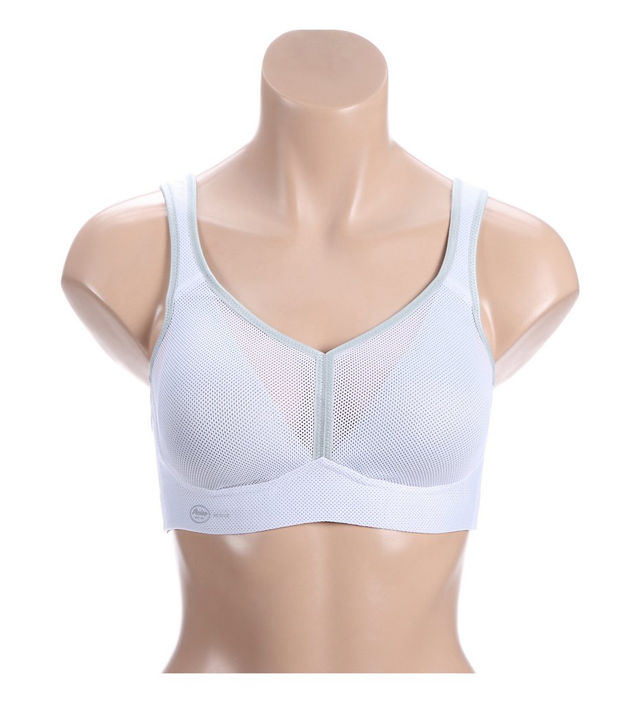 Active Air Control Wire Free Sports Bra White 36AA