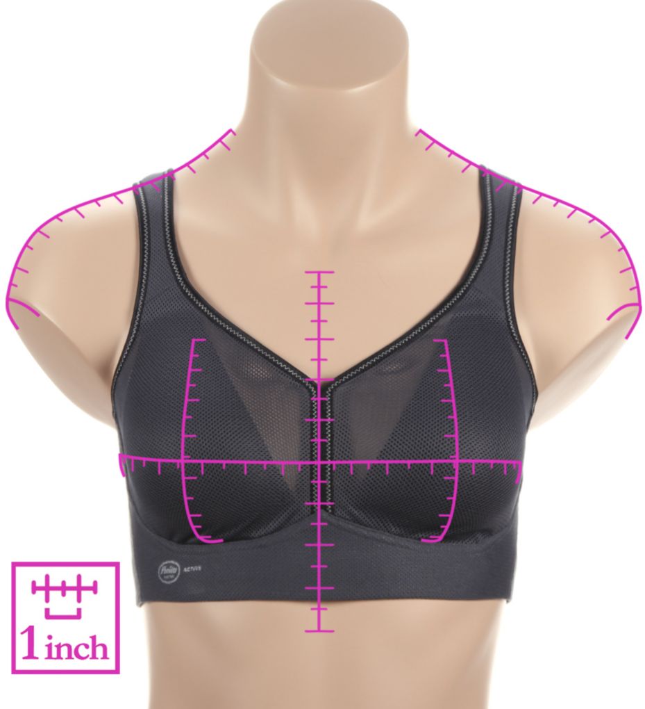  Womens Active Air Control Wire Free Sports Bra 5544