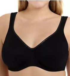 Rosa Faia Twin Firm Seamless Comfort Underwire Bra Black 32B