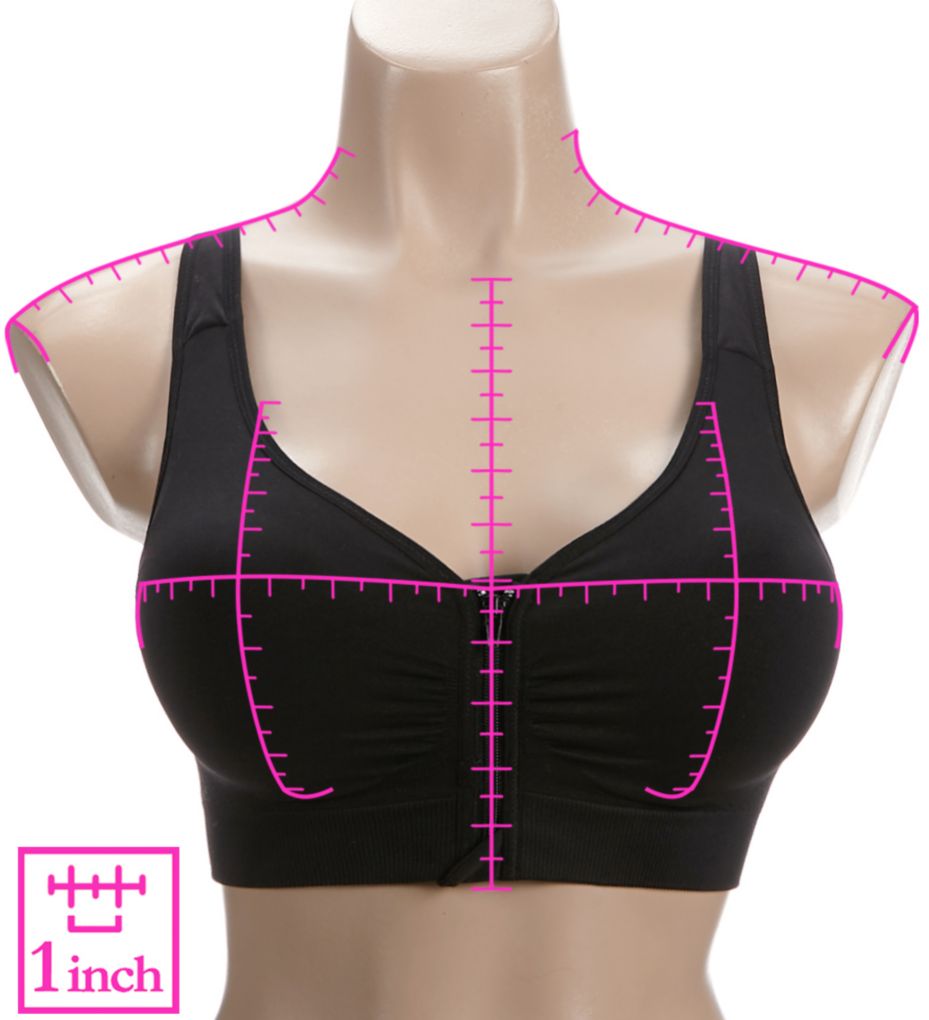 Anita Lynn 5768X soft bra with zip front closure