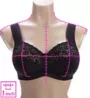 Anita Rosa Faia Havanna Wire Free Bra Black 50F  - Image 3