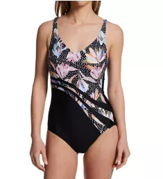 Beautiful Dots Dirban One Piece Swimsuit Pearl 34C