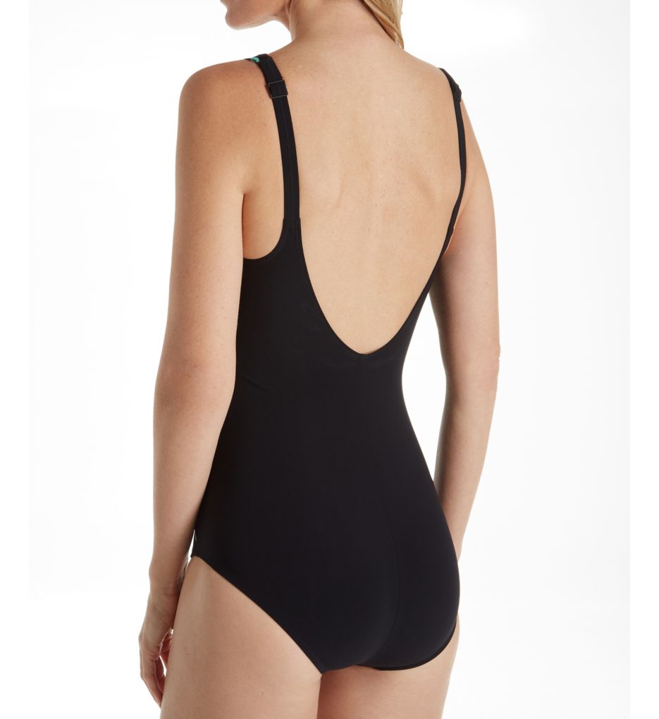 Botanical Beach Wire Free One Piece Swimsuit-bs