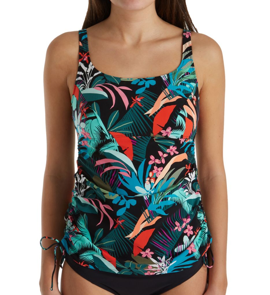 Botanical Beach Wire Free Tankini Swim Top-fs