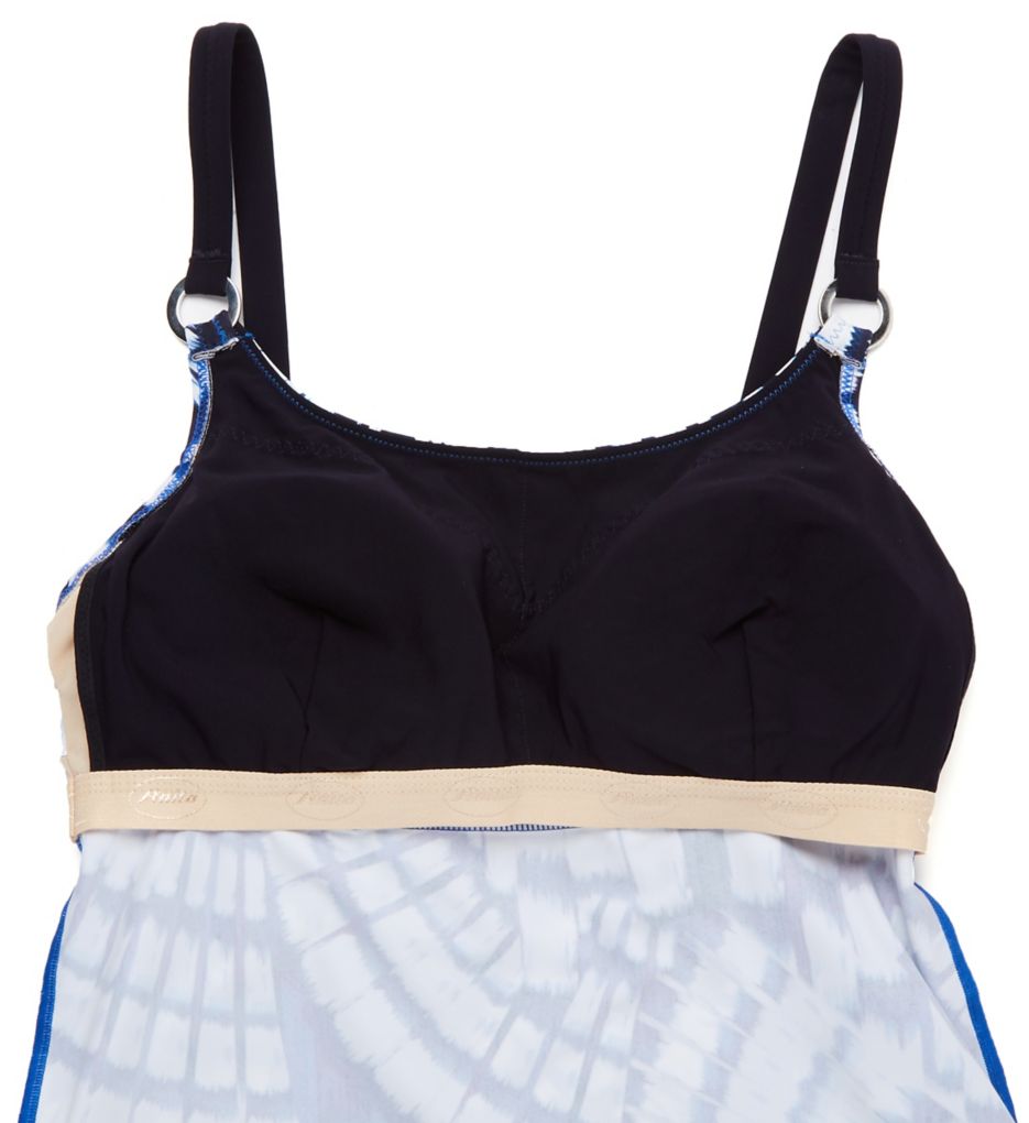 Blue Fan Kimba Tankini Swim Top-cs6