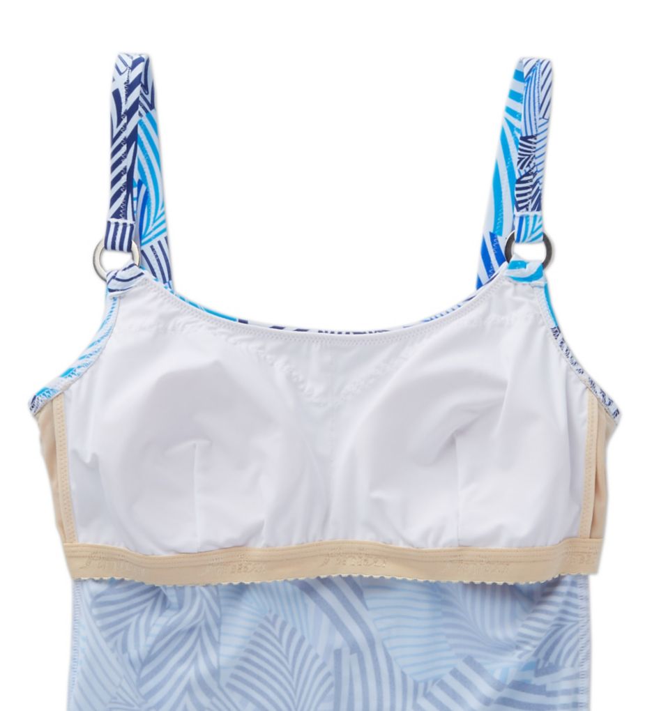 Riviera Chic Latina Wire Free Tankini Swim Top-cs2