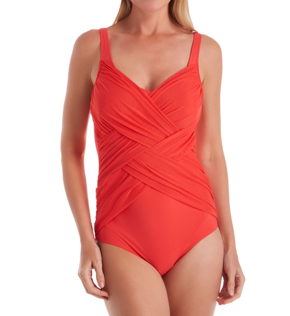 Into The Pool Aileen Underwire One Piece Swimsuit-fs