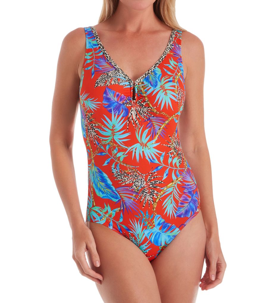 African Heat Camilla One Piece Swimsuit-fs