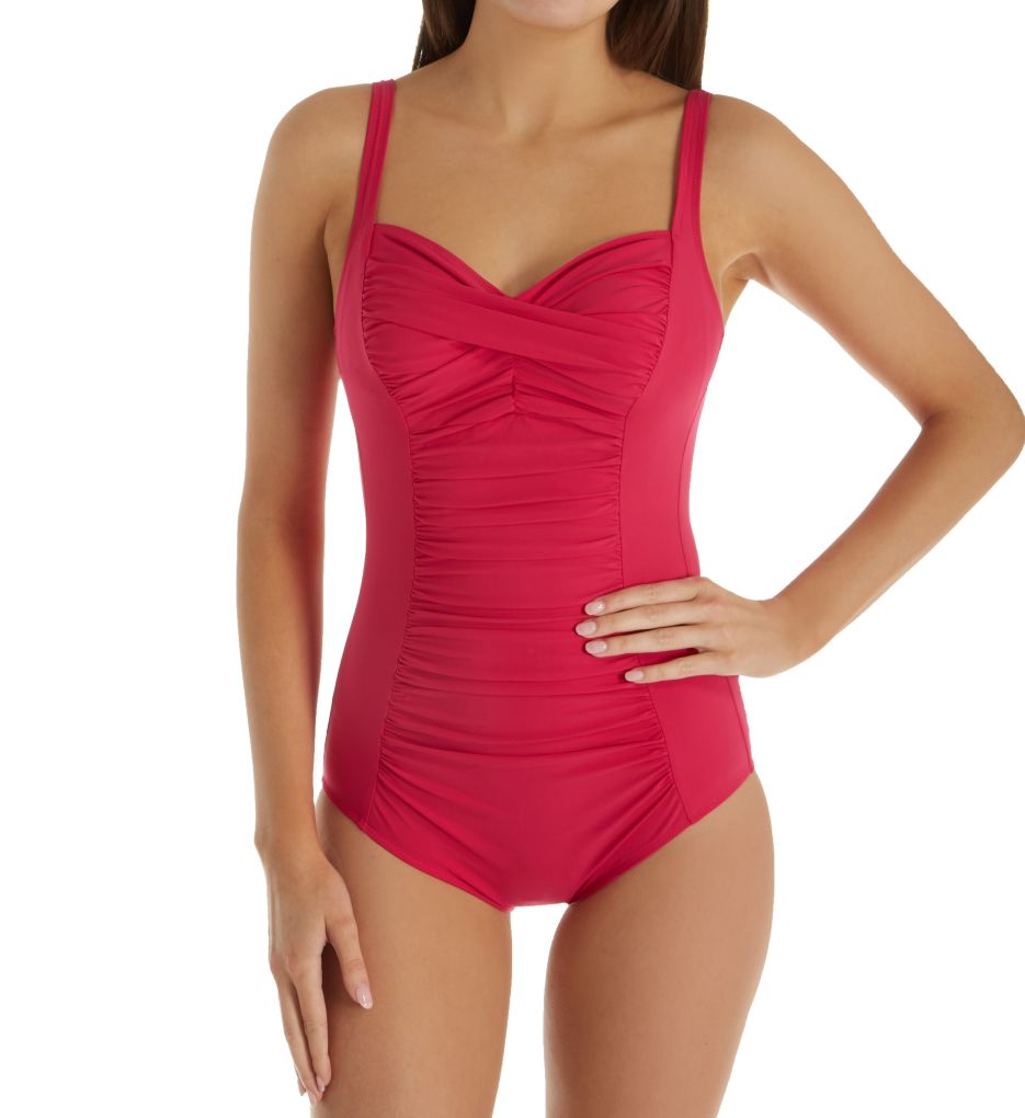 Palm Springs Michelle Wire Free One Piece Swimsuit-fs