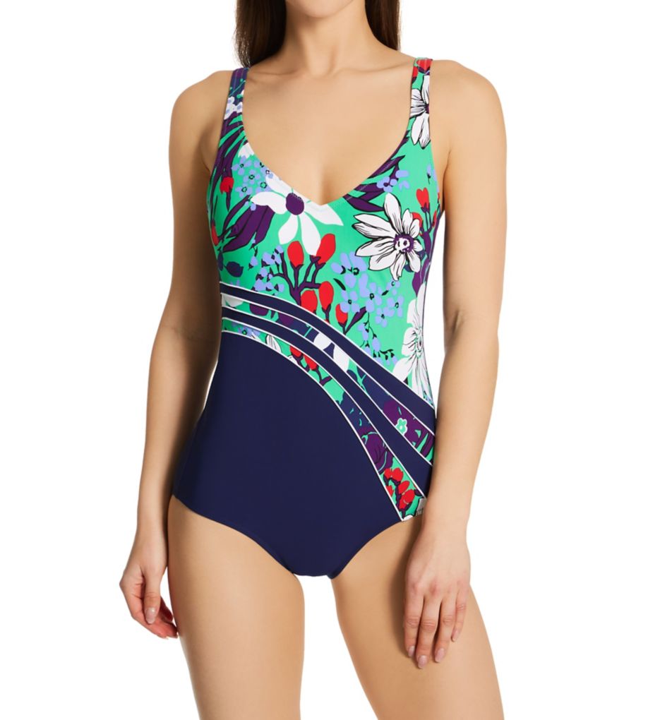 Spring Florals Luella One Piece Swimsuit-fs