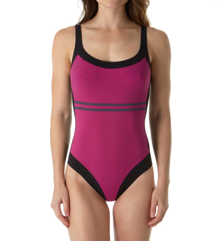 Sea Gym Fanny Wirefree One Piece Swimsuit-fs