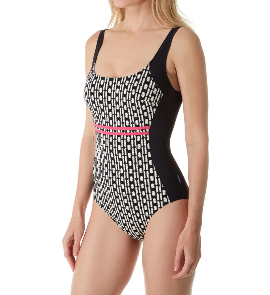 Creole Check Finja Underwire One Piece Swimsuit-acs