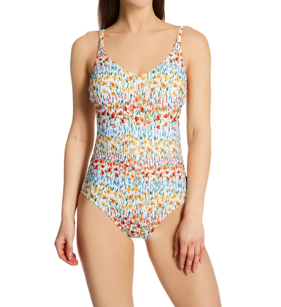 Sun Drops Margo Underwire One Piece Swimsuit-gs