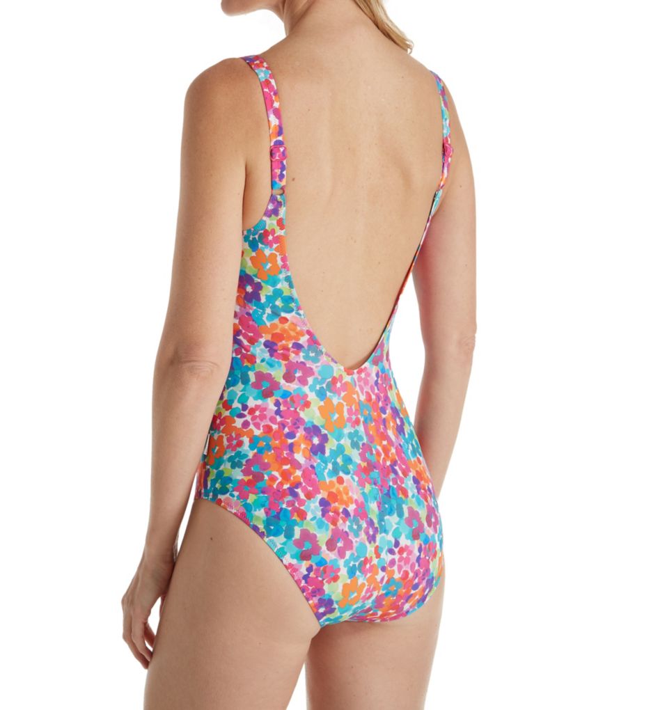 Tropical Vibes Marle Underwire One Piece Swimsuit-bs