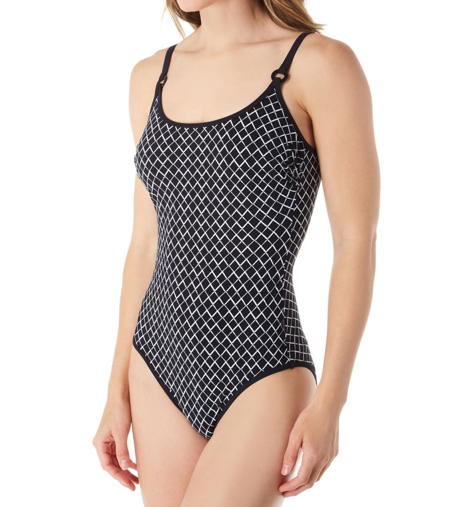 Bali Basic Marinet Wire Free One Piece Swimsuit