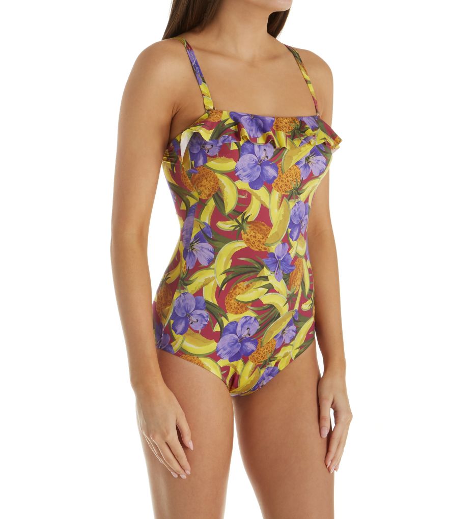 Honolulu Viola Wire Free One Piece Swimsuit-acs