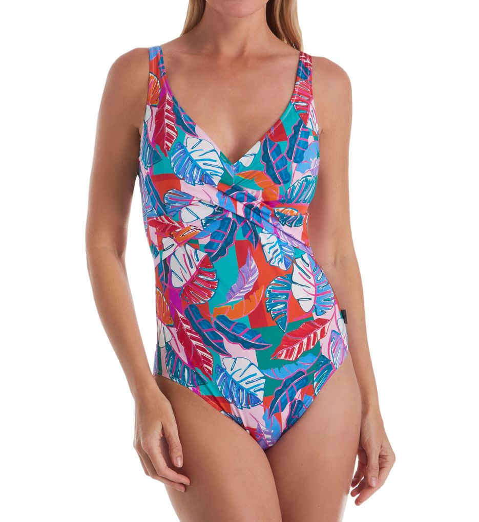 Tropic Topic Nelly Underwire One Piece Swimsuit-fs