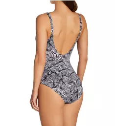 Zebra Love Olivia Shaping One Piece Swimsuit