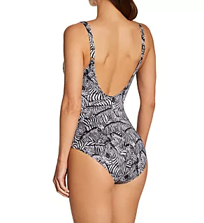 Zebra Love Olivia Shaping One Piece Swimsuit