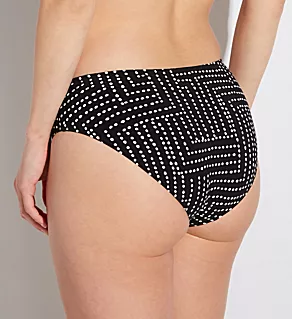 Rosa Faia Simple Art Bruna Swim Bottom Black Print XS