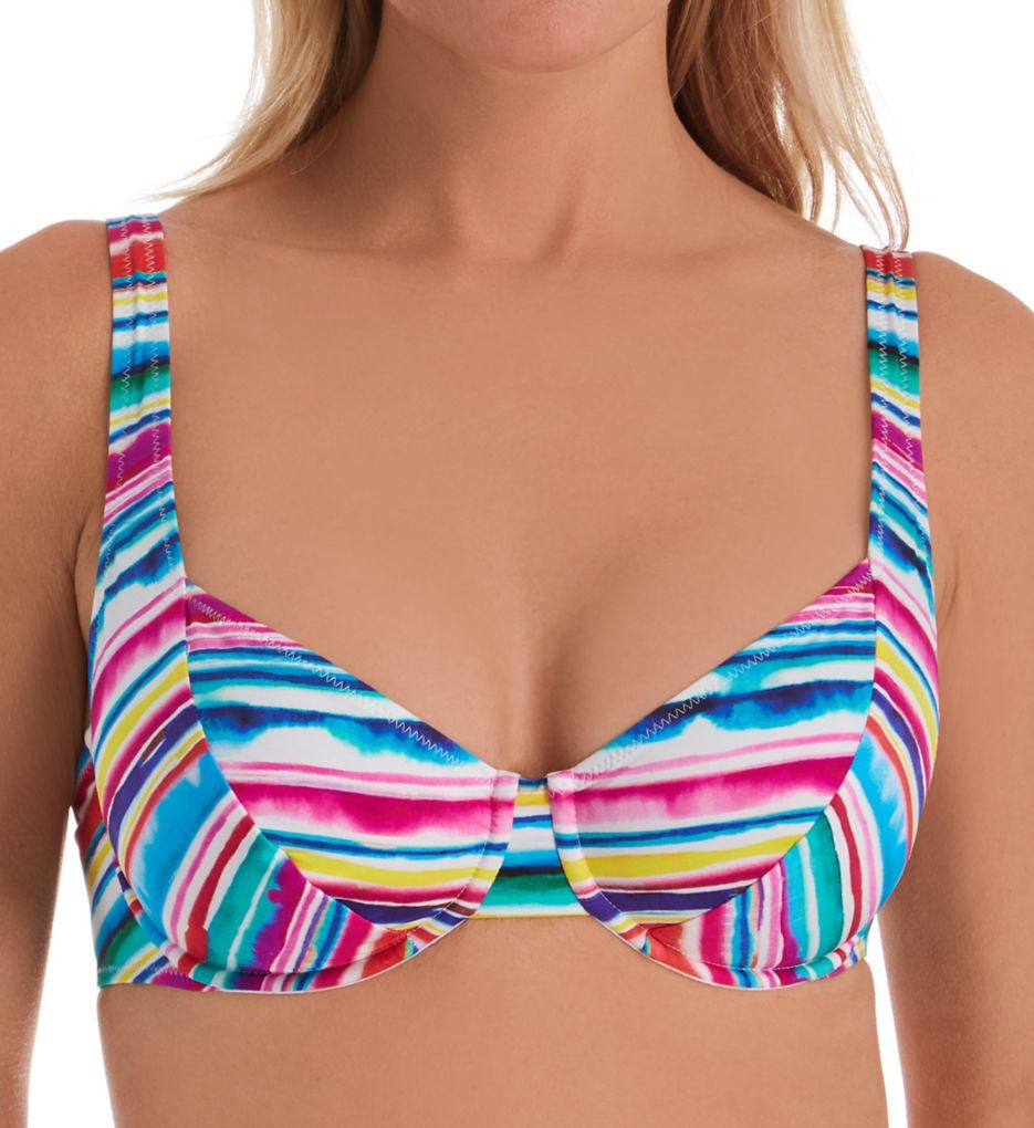 Malibu Sun Henny Underwire Bikini Swim Top-fs