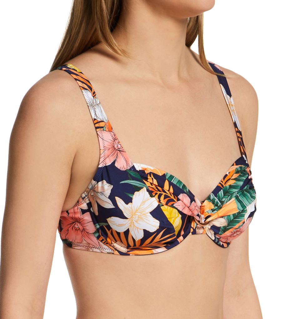 Tropical Sunset Hermine Swim Top-fs