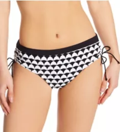 Summer In Cannes Ebru Swim Bottom Black/White 2X