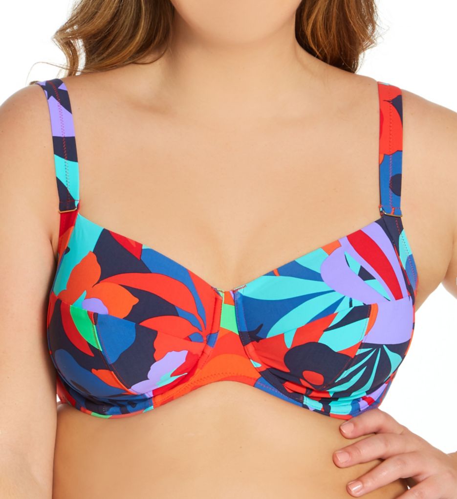 Happy Tropical Luna Swim Top-fs