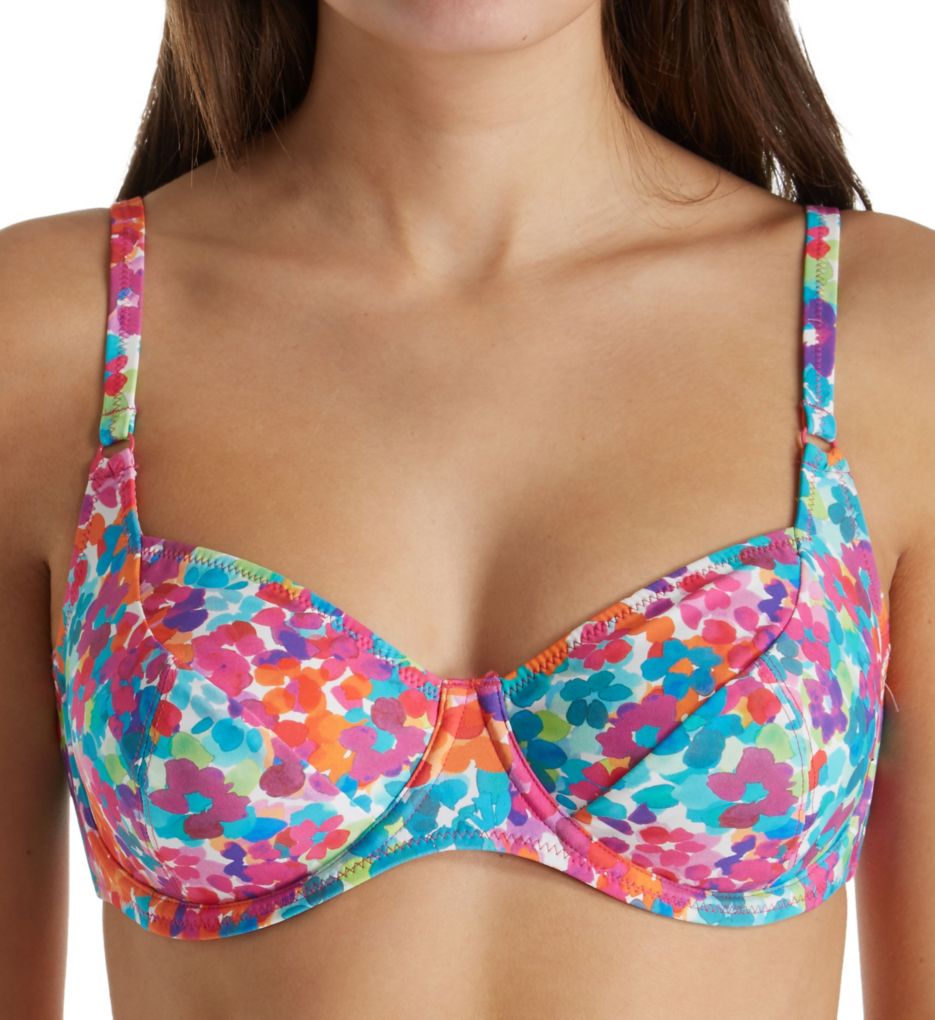 Tropical Vibes Frederika Underwire Bikini Swim Top-fs