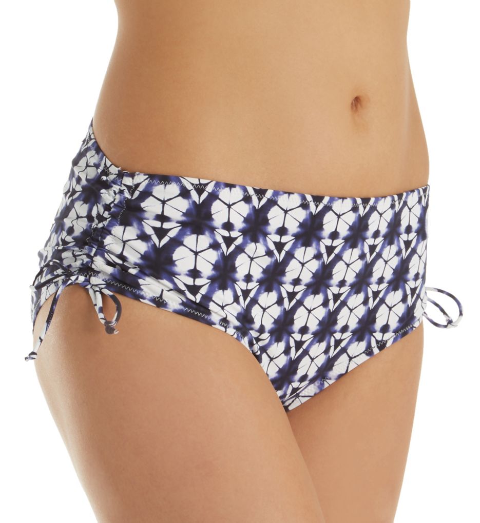 Blue Diamond Crush Adjustable Brief Swim Bottom-acs