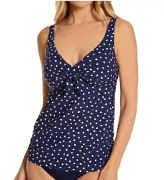 Blue Dots Alina Tankini Swim Top