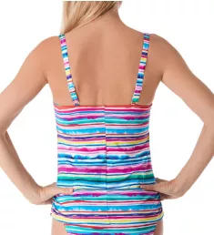 Malibu Sun Alina Wireless Tankini Swim Top