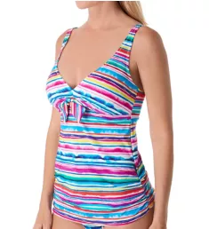 Malibu Sun Alina Wireless Tankini Swim Top