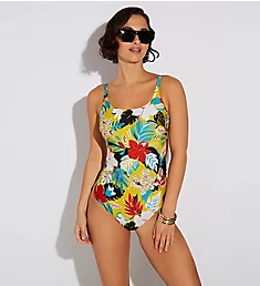 Rosa Faia Tropical Splash Mona Swimsuit Yellow 34D