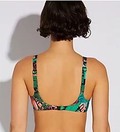 Jungle Groove Milla Bikini Swim Top Emerald 34D