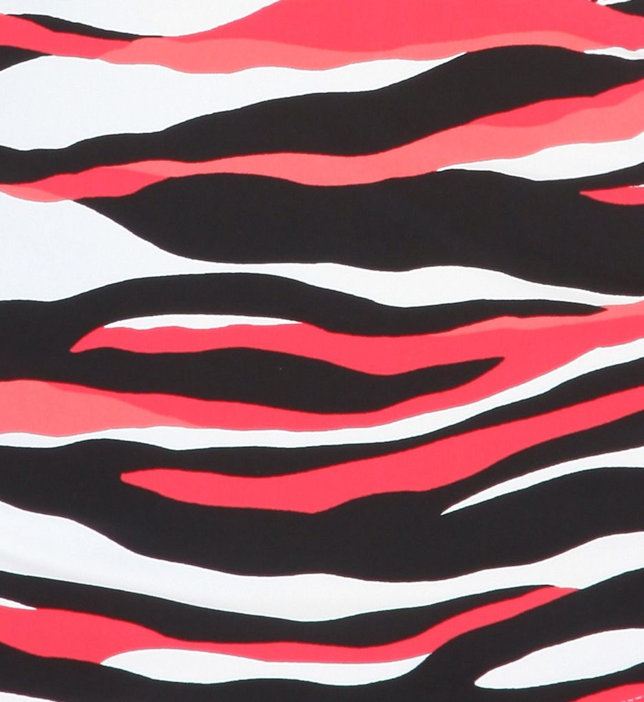 Zebra Dot Foldover Mid-Rise Swim Bottom-cs1