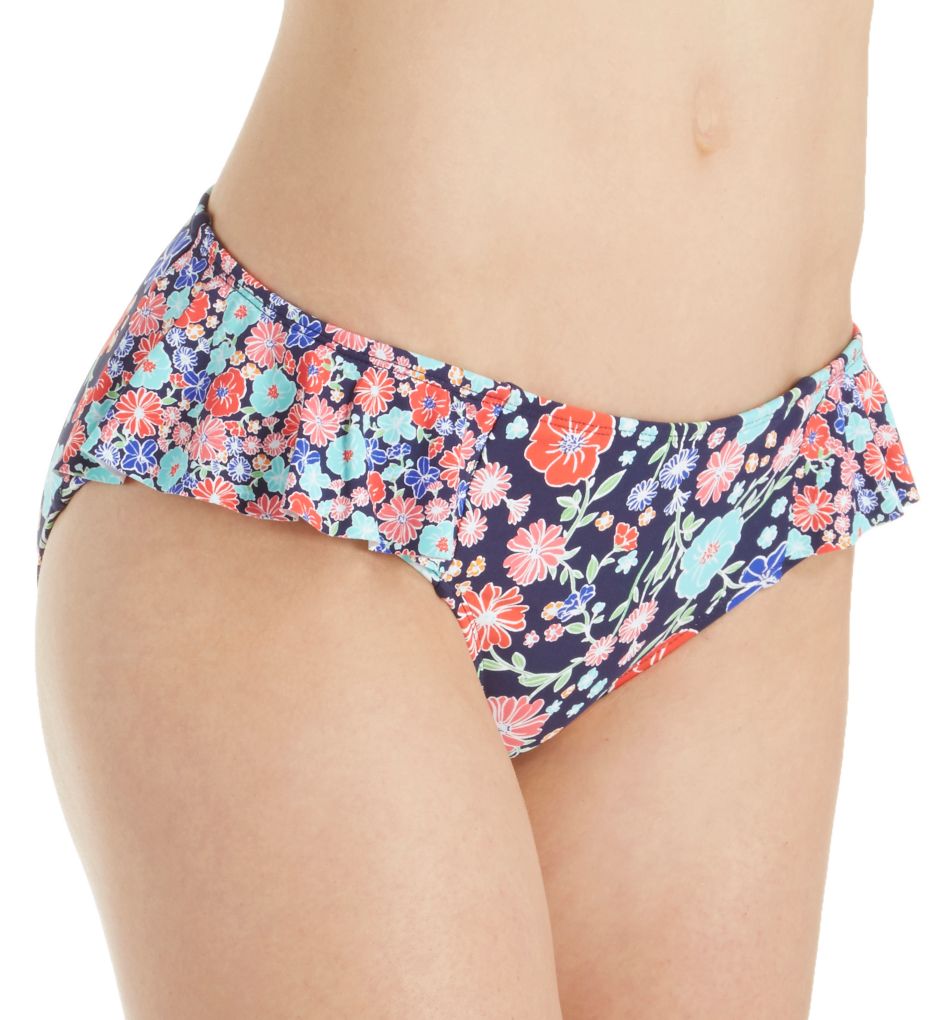 Lazy Daisy Side Flounce Bikini Swim Bottom-acs