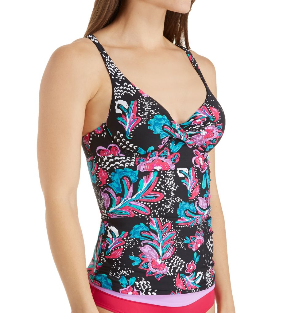 That's A Wrap Underwire Tankini Swim Top-acs