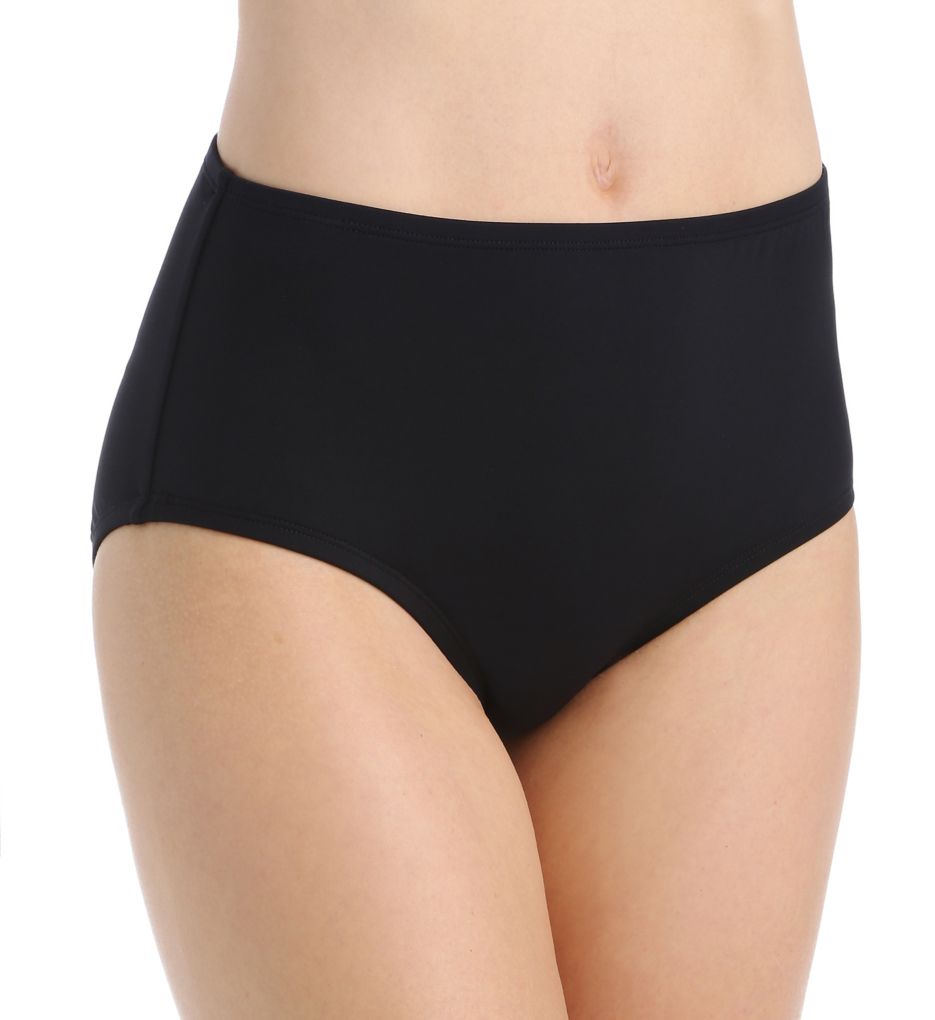 Live In Color Tummy Control High Waist Swim Bottom-acs