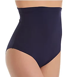 Live In Color High Waist Control Brief Swim Bottom Navy XS