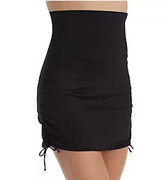 Live in Color Control Skirted Brief Swim Bottom Black XS