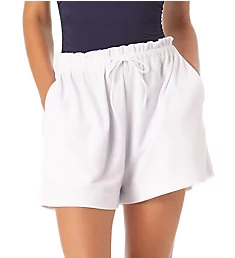 Think Outside The Sun Easy Terry Short Cover Up White XS