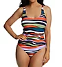 Anne Cole Sandy Waves Scoop Neck Bra Back One Piece Swimsuit MO05385 - Image 1