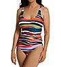 Anne Cole Sandy Waves Scoop Neck Bra Back One Piece Swimsuit MO05385