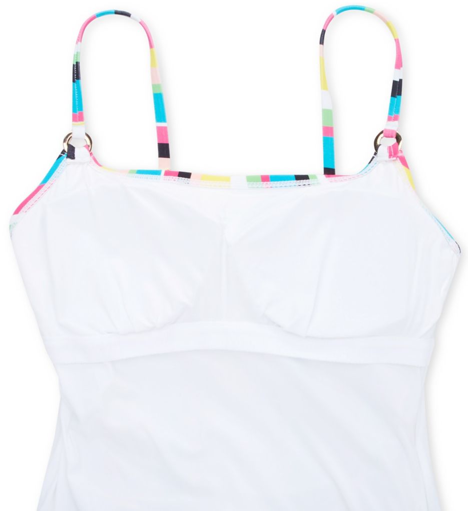 Anne Cole Lawn Chair Shirred Maillot One Piece Swimsuit MO05784 - Image 3