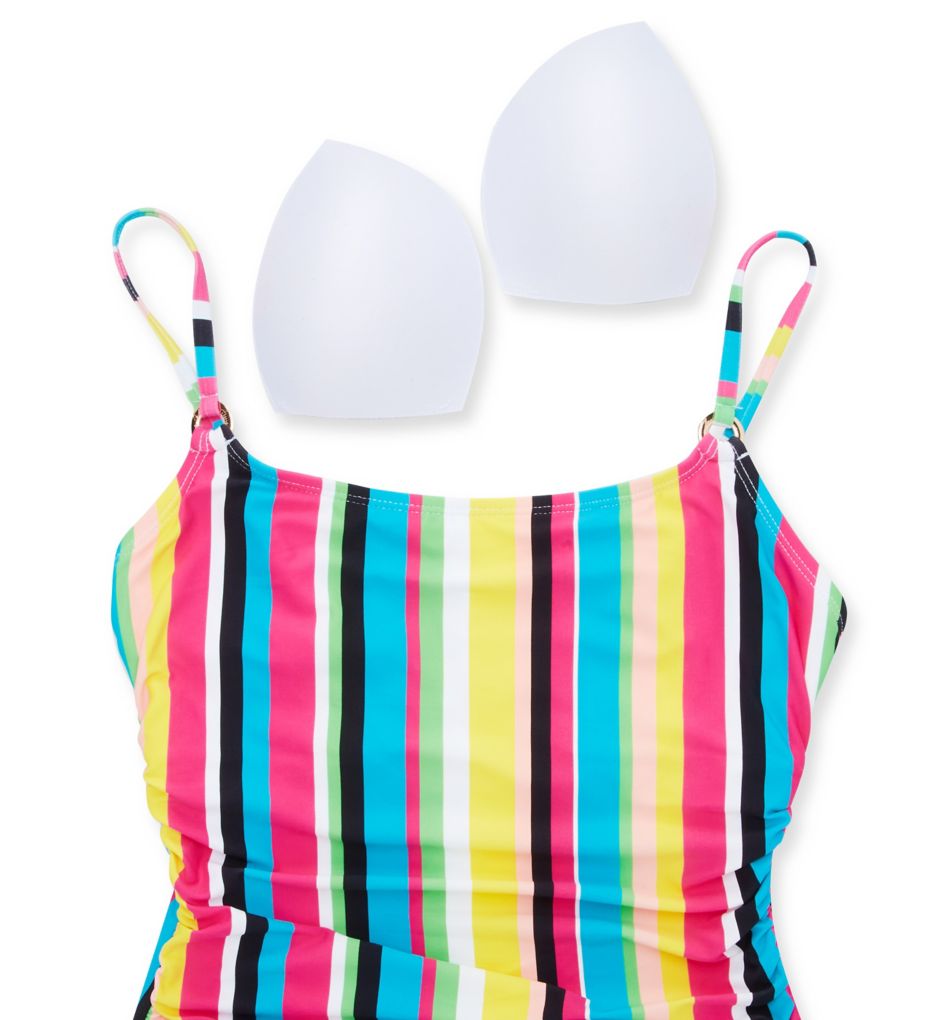 Anne Cole Lawn Chair Shirred Maillot One Piece Swimsuit MO05784 - Image 4