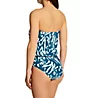Anne Cole Jungle Fever Strapless Blouson One Piece Swimsuit MO06157 - Image 2