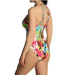 Cabana Party High Neck One Piece Swimsuit