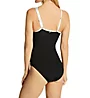 Anne Cole Meshing Around Shirred One Shoulder Swimsuit MO07101 - Image 3