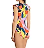 Anne Cole Petal Party Flutter Sleeve Zip One Piece Swimsuit MO07950 - Image 2